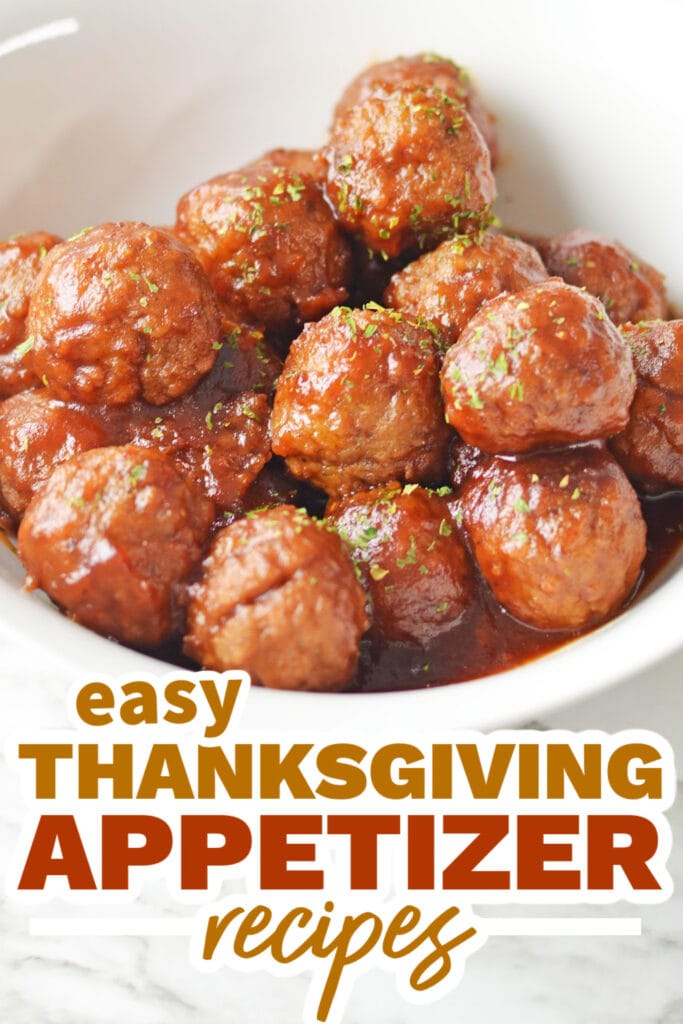 thanksgiving appetizer recipes - Crockpot Cranberry Meatballs