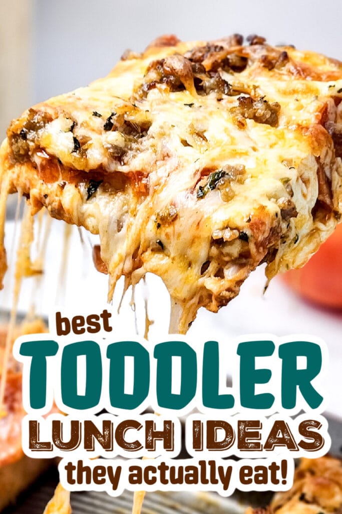 toddler lunch recipes - Cheesy Sheet Pan Italian Sausage Pizza
