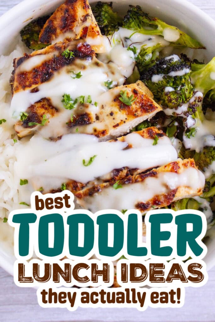 toddler lunch recipes - Chicken and Broccoli Bowls copy