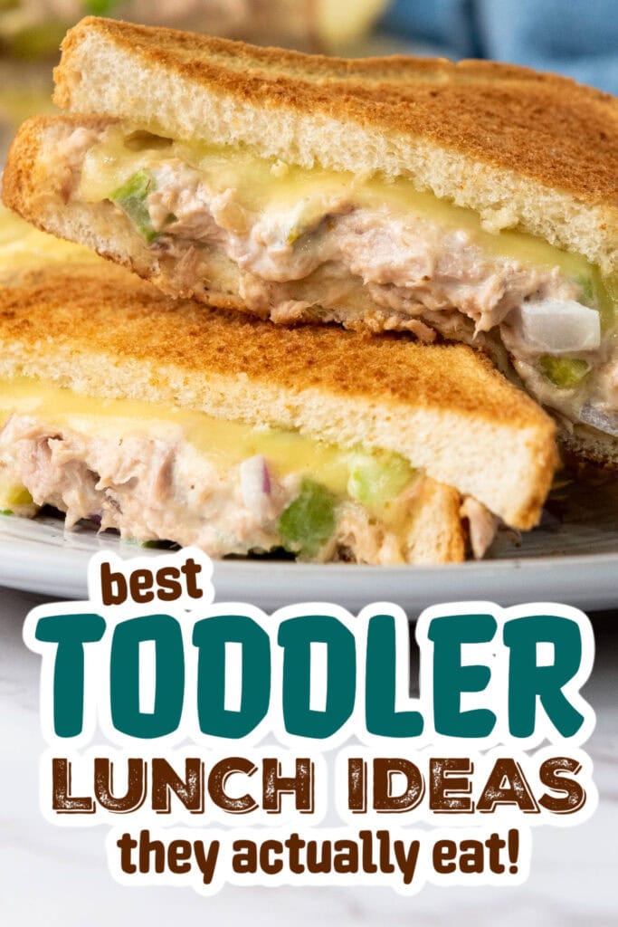 toddler lunch recipes - Classic Tuna Melt Sandwich