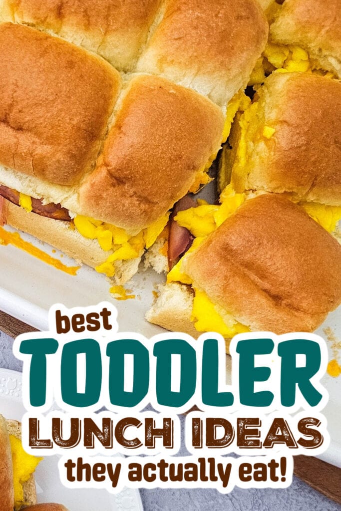 toddler lunch recipes - Ham and Cheese Sliders