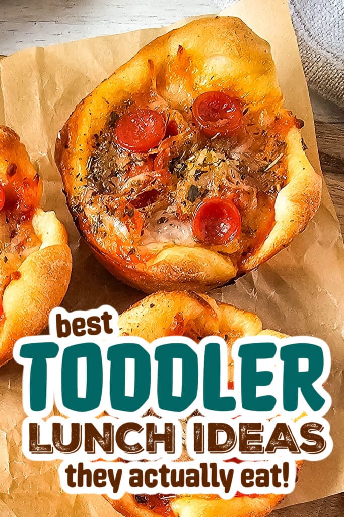 toddler lunch recipes - Pepperoni Pizza Puffs