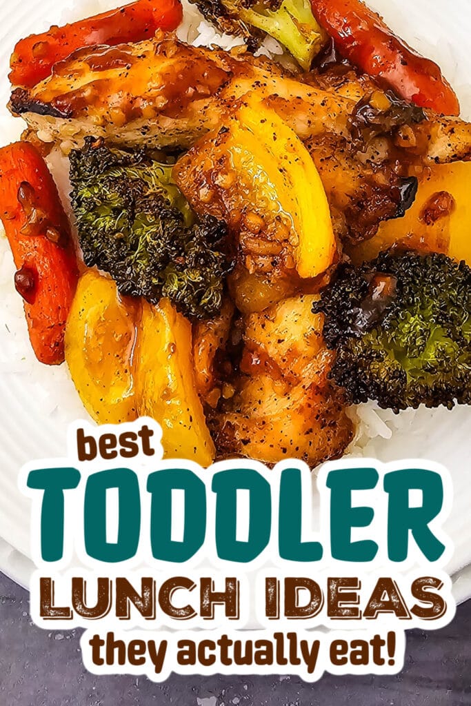 toddler lunch recipes - Sheet Pan Honey Garlic Chicken and Veggies