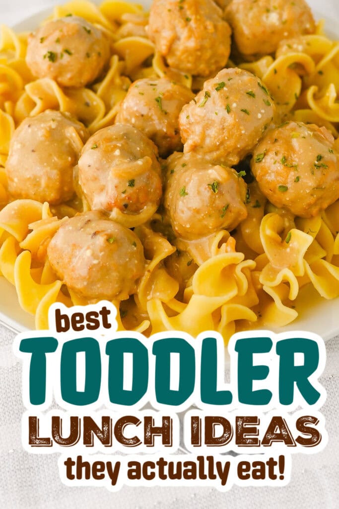 toddler lunch recipes - Slow Cooker Creamy Meatballs