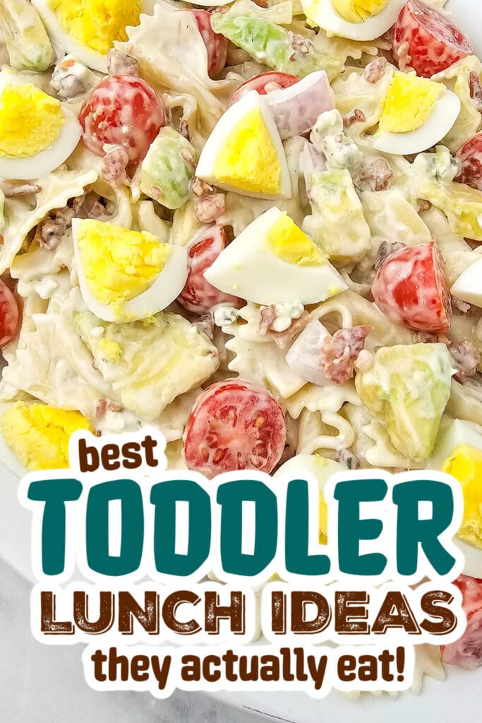 toddler lunch recipes - cobb pasta salad