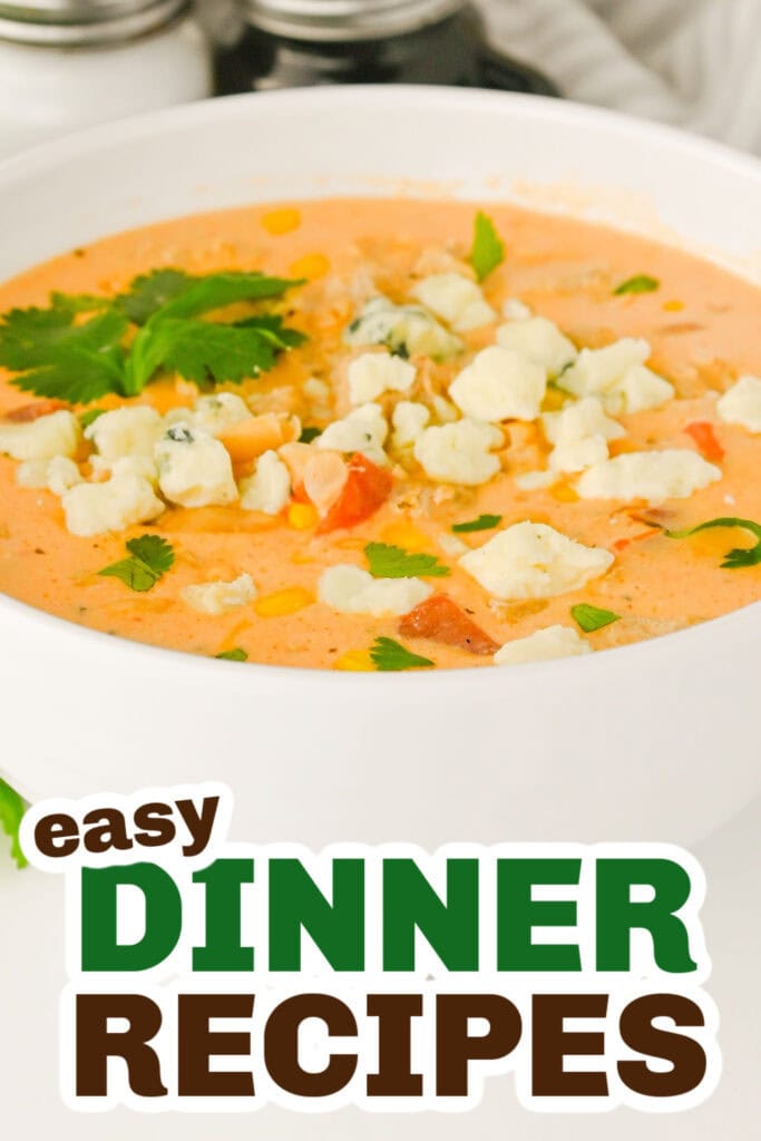 Easy Dinner Ideas-Crockpot Buffalo Chicken Chili