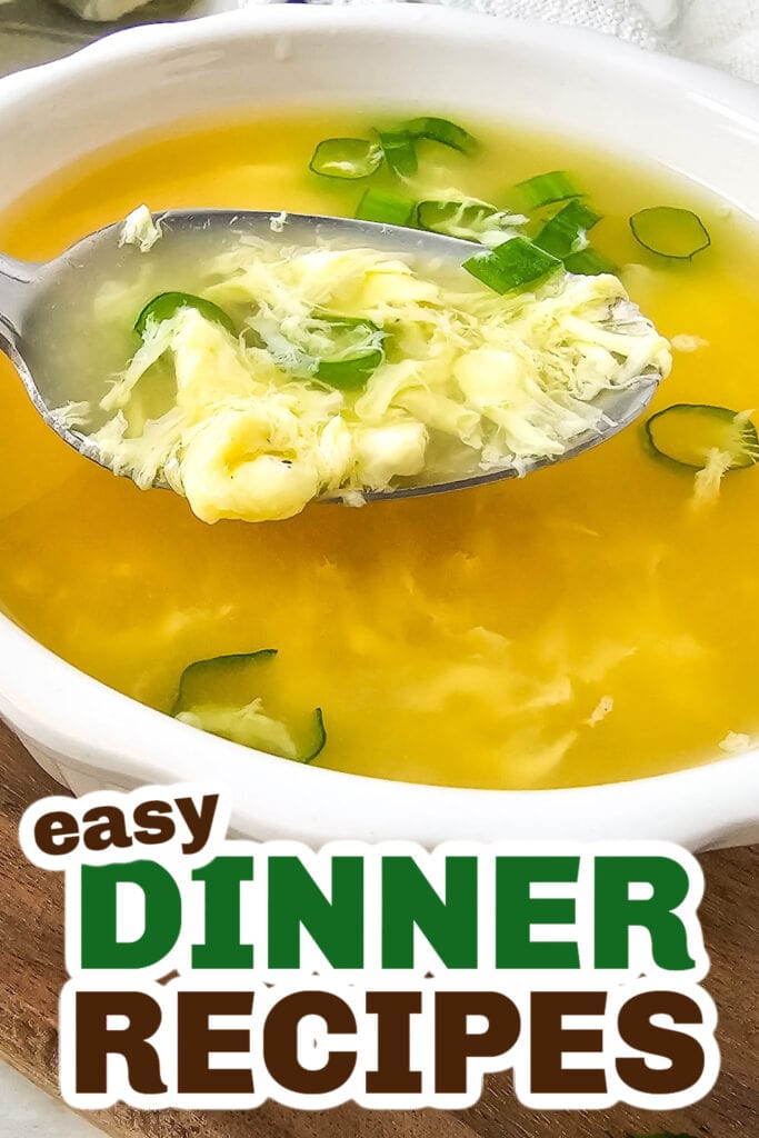 Easy Dinner Ideas-Homemade Egg Drop Soup