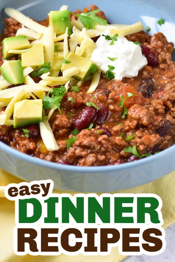 Easy Dinner Ideas-One-Pot Chili Con Carne