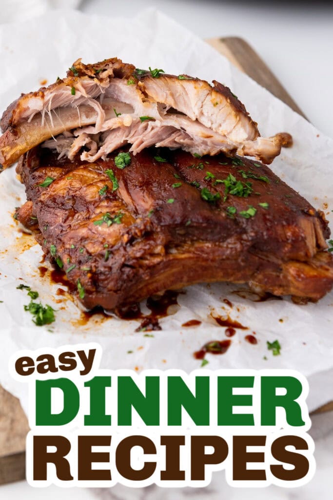 Easy Dinner Ideas-Slow Cooker Honey Garlic Soy Spareribs