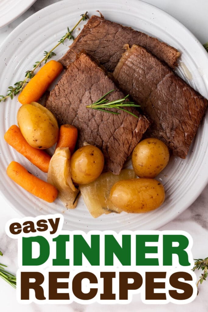 Easy Dinner Ideas-Slow Cooker Rump Roast