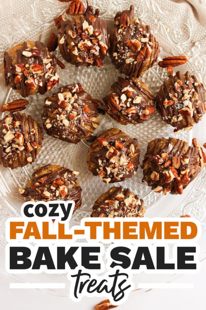Fall Bake Sale Treats- Chocolate-Dipped Pecan Pie Balls