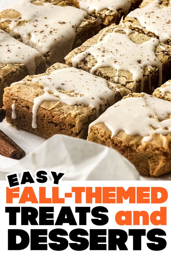 Fall Treats and Desserts- Chai Latte Blondies copy