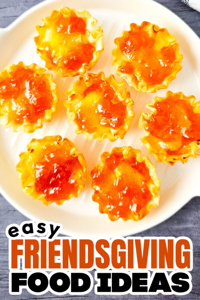 Friendsgiving Food Ideas-Brie Phyllo Tarts
