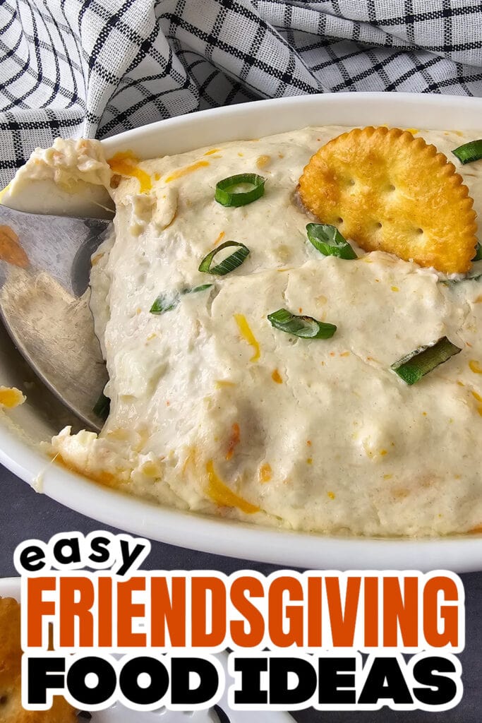 Friendsgiving Food Ideas-Creamy Hot Seafood Dip
