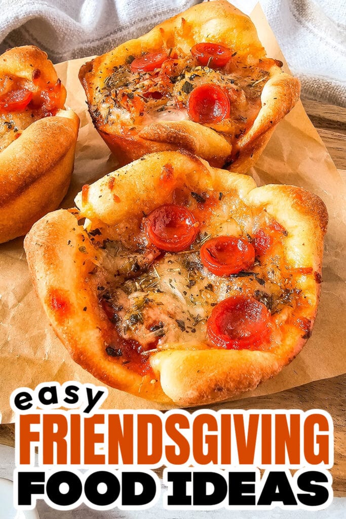 Friendsgiving Food Ideas-Pepperoni Pizza Puffs