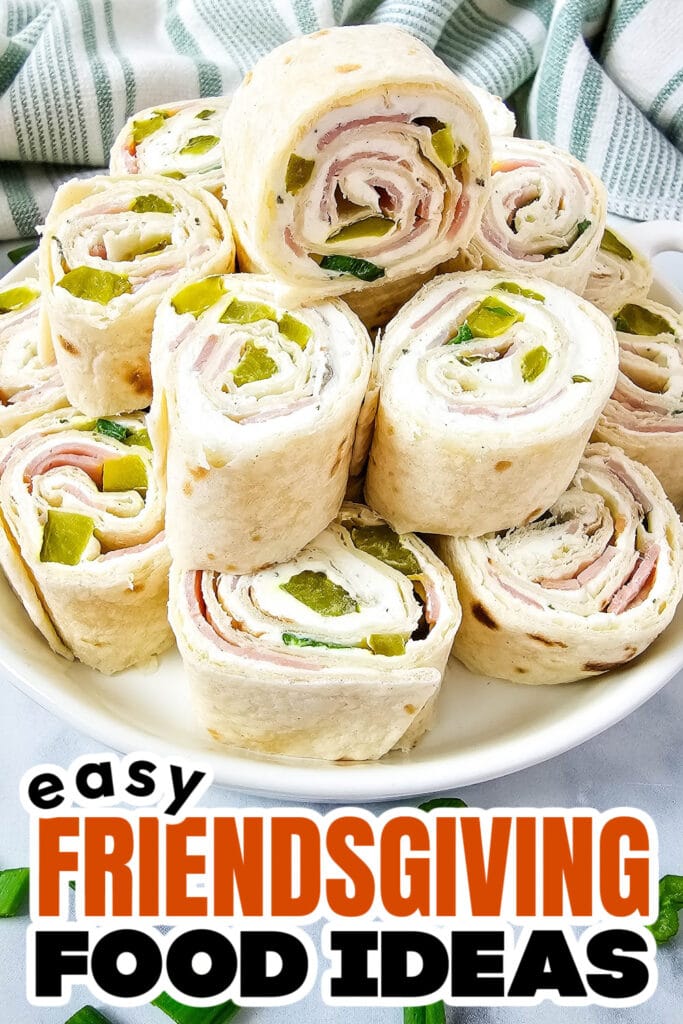 Friendsgiving Food Ideas-Pickle Dip Pinwheels