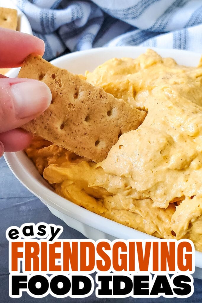 Friendsgiving Food Ideas-Pumpkin Dessert Dip