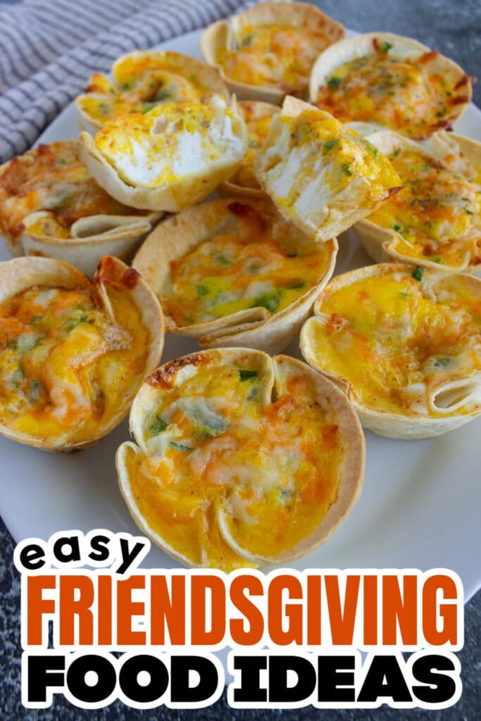 Friendsgiving Food Ideas-Three Cheese Mini Quiches