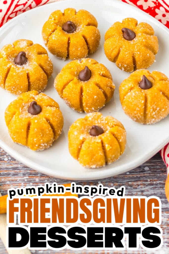 Pumpkin-Inspired Friendsgiving Dessert- Mini Pumpkin Fudge Truffles