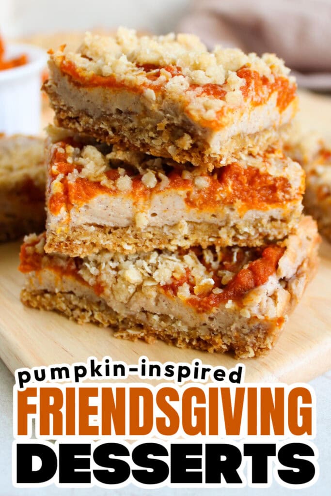 Pumpkin-Inspired Friendsgiving Dessert- Pumpkin Cream Cheese Bars