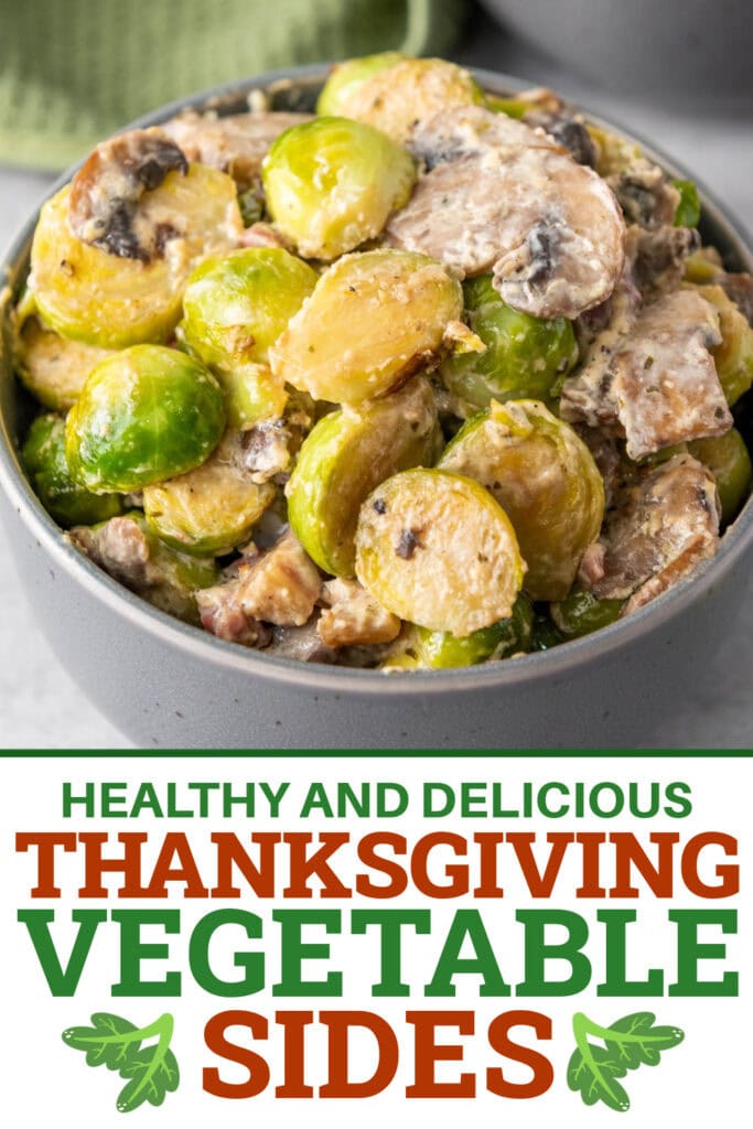 Thanksgiving Vegetable Sides - Creamy Brussel Sprouts copy