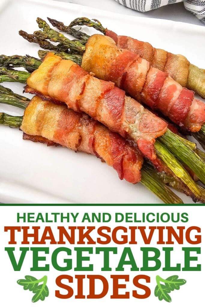 Thanksgiving Vegetable Sides - Roasted Bacon-Wrapped Asparagus Bundles copy
