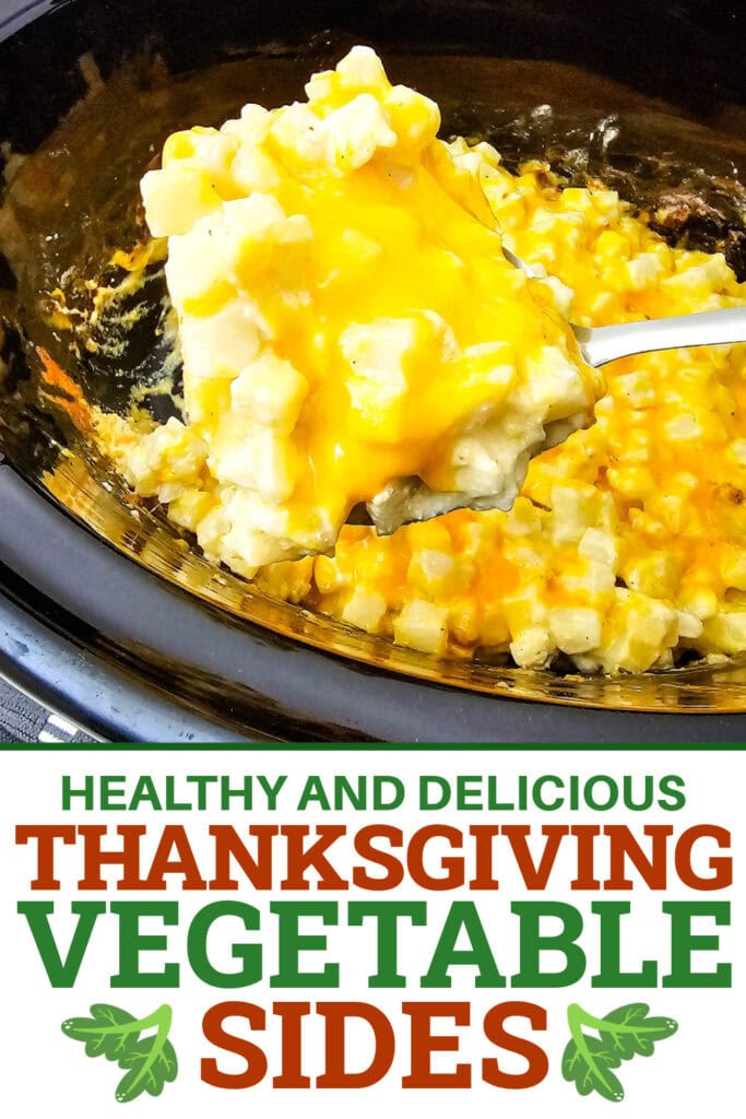Thanksgiving Vegetable Sides - crockpot cheesy potatoes copy
