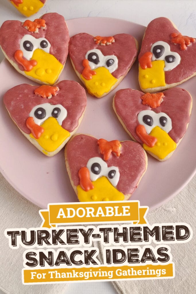 Turkey-Themed Snacks-Turkey Sugar Cookies