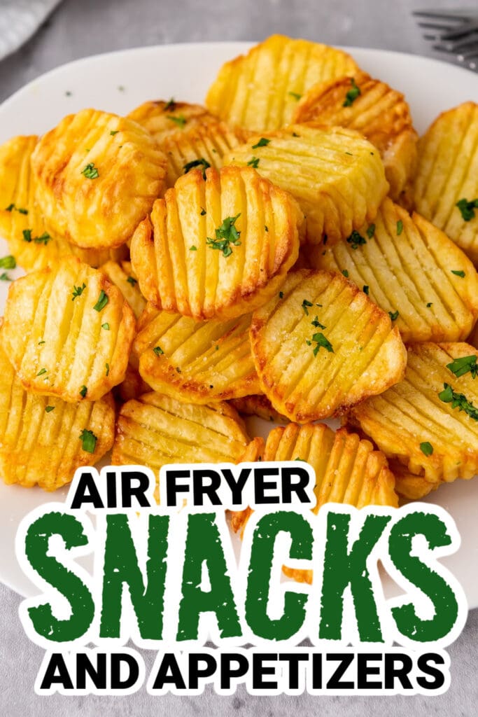 air fryer snacks and appetizers - Air Fryer Accordion Potatoes copy