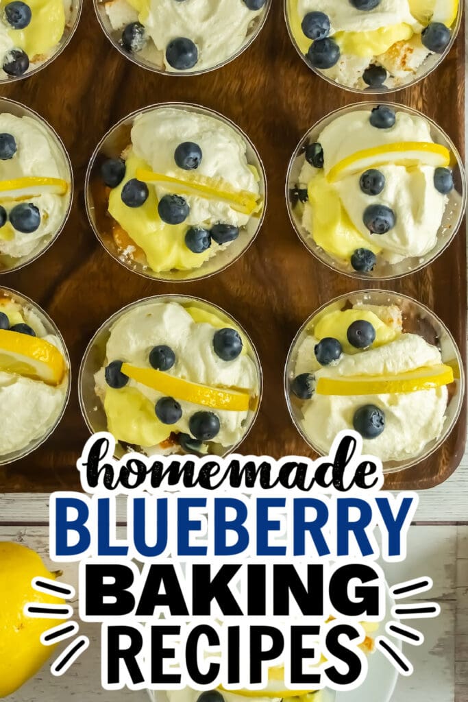 blueberry baking recipes -Blueberry Lemon Trifles copy