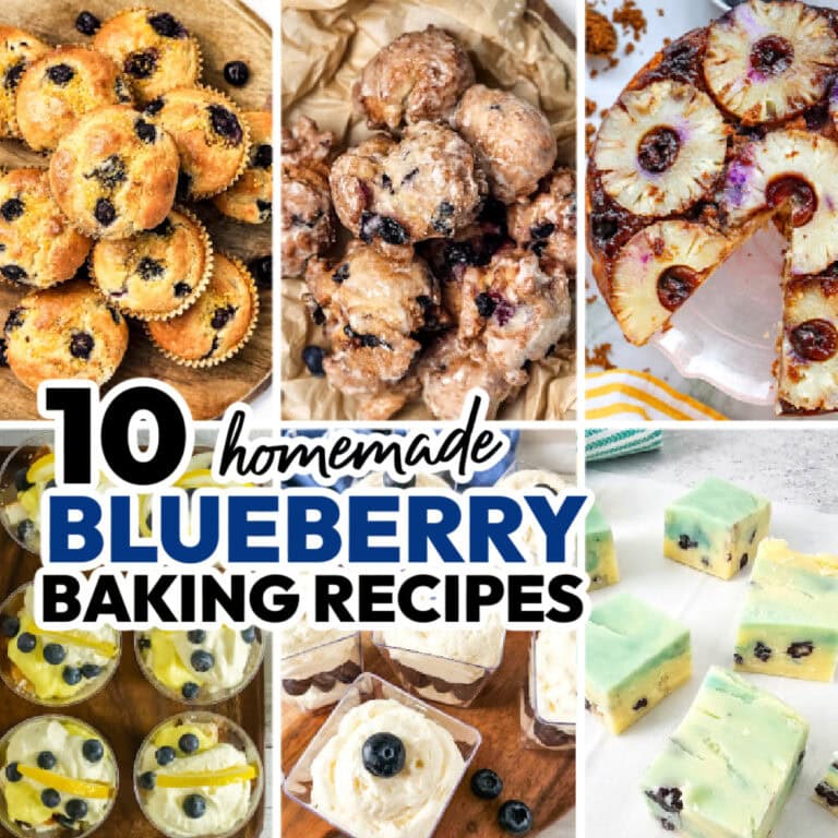 blueberry baking recipes featured image