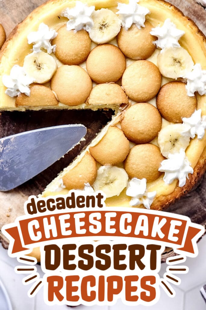 cheesecake recipes - Banana Pudding Cheesecake