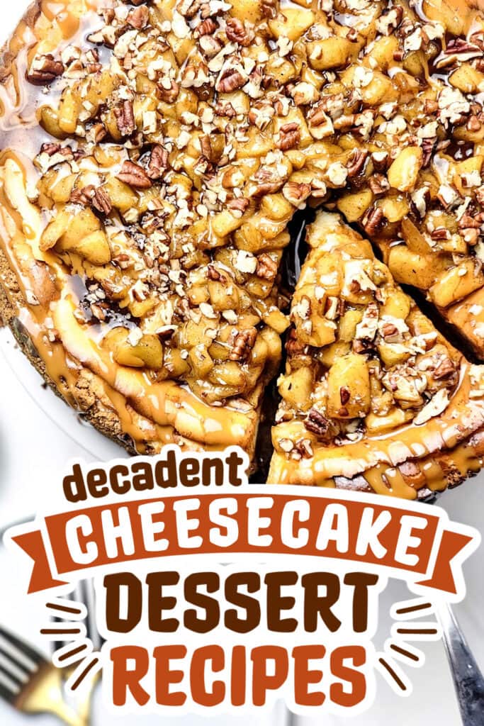 cheesecake recipes - Caramel Apple Cheesecake
