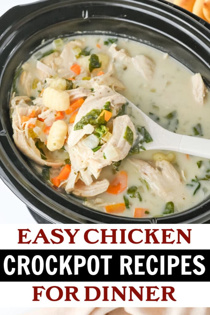chicken crockpot recipes - Crockpot Chicken Gnocchi Soup copy
