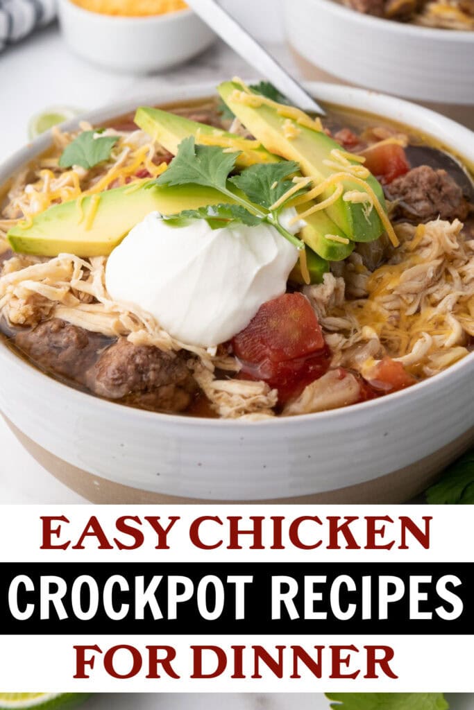 chicken crockpot recipes - Slow Cooker Chicken and Beef Taco Soup copy