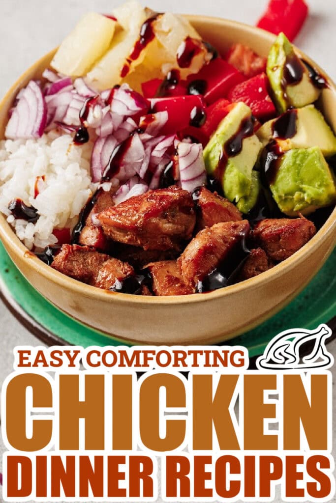 chicken dinner recipes -Hawaiian Chicken and Rice Bowl