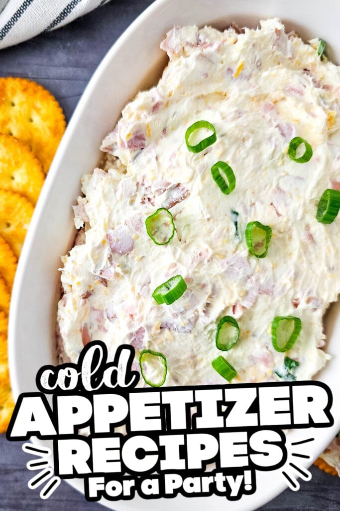 cold appetizer - Cold Cheesy Ham Dip