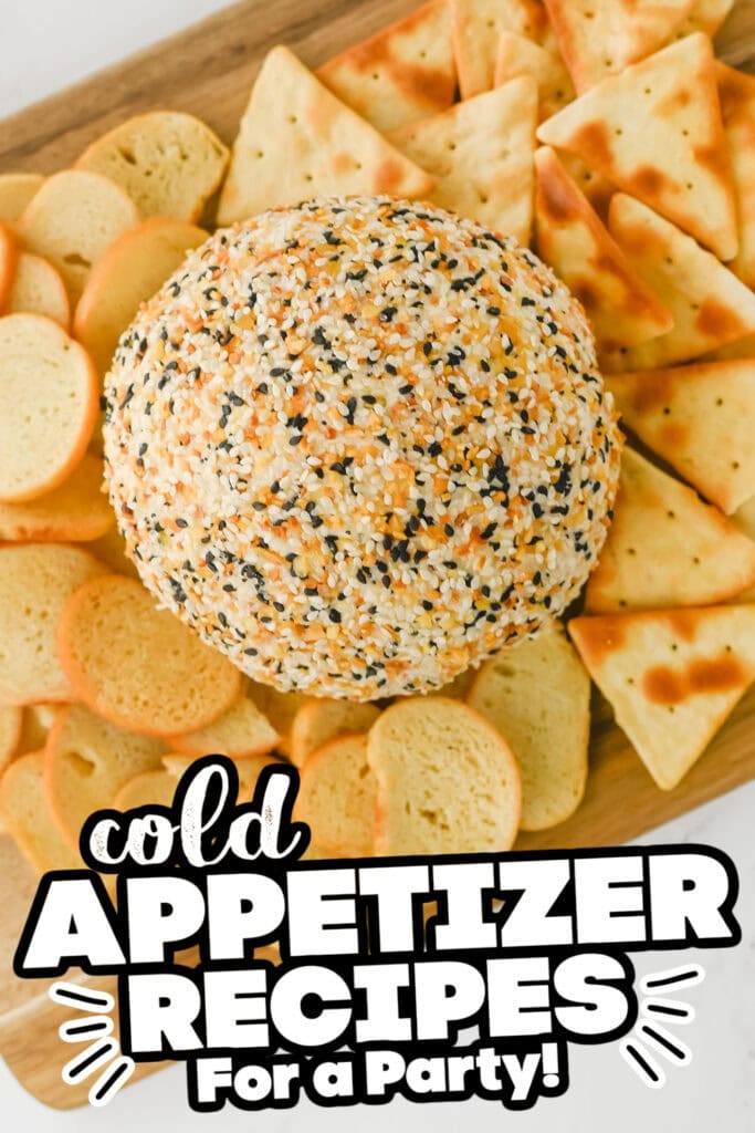 cold appetizer - Everything Bagel Cheeseball