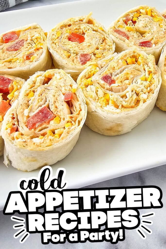 cold appetizer - Tasty Tortilla Chicken Taco Pinwheels