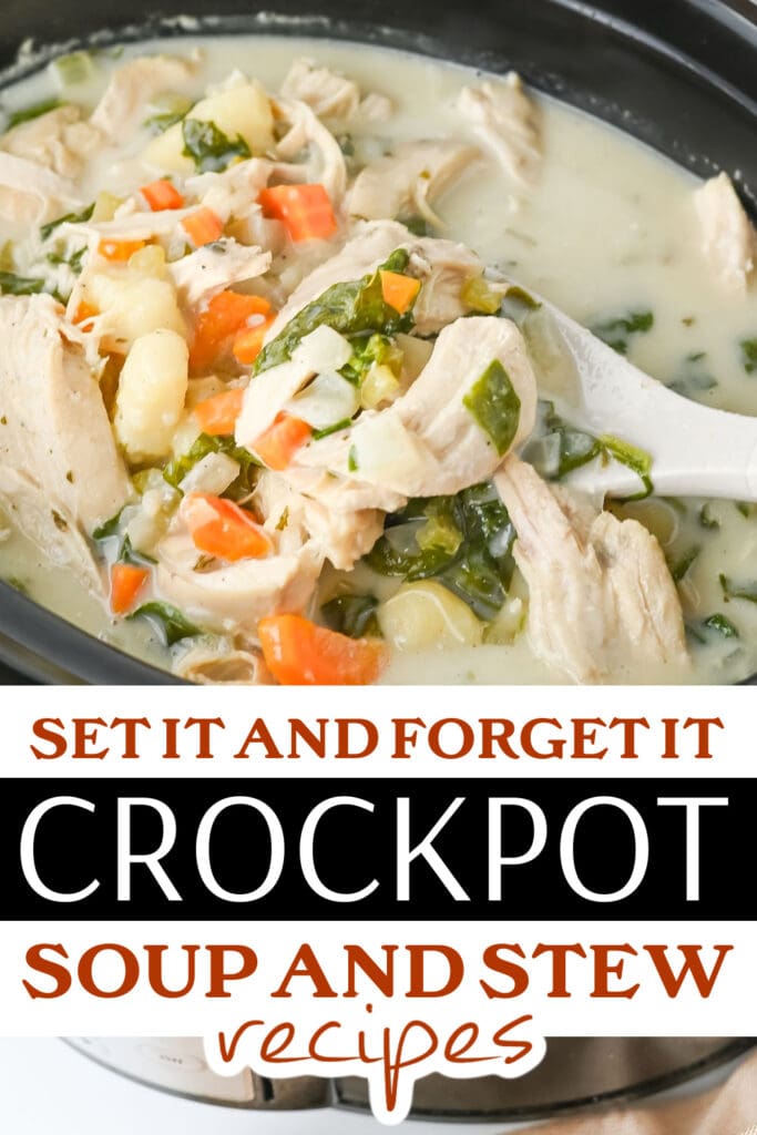 crockpot soup - Crockpot Chicken Gnocchi Soup copy
