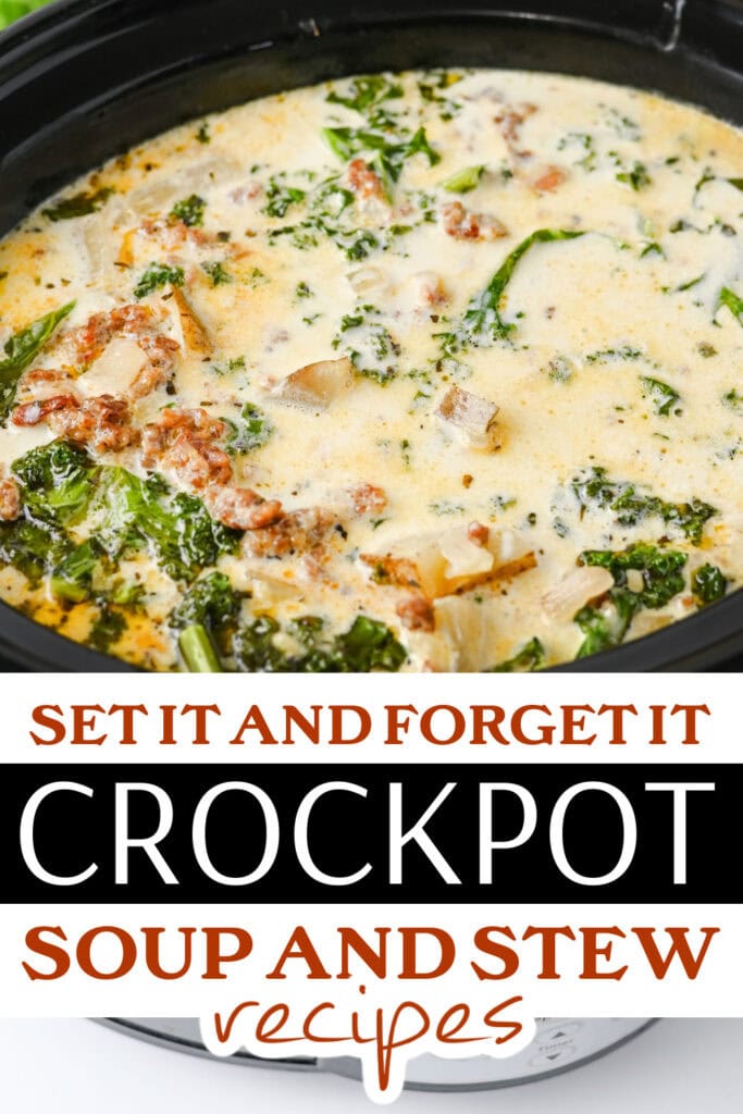 crockpot soup - Crockpot Zuppa Toscana copy