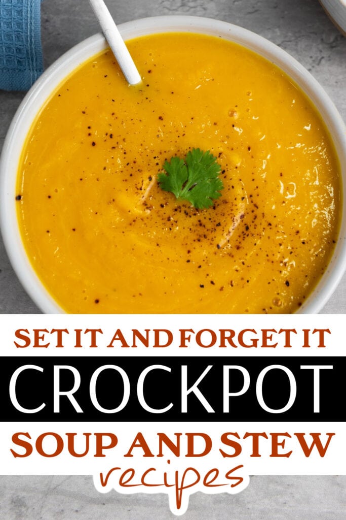 crockpot soup - Slow Cooker Vegan Butternut Squash Soup copy