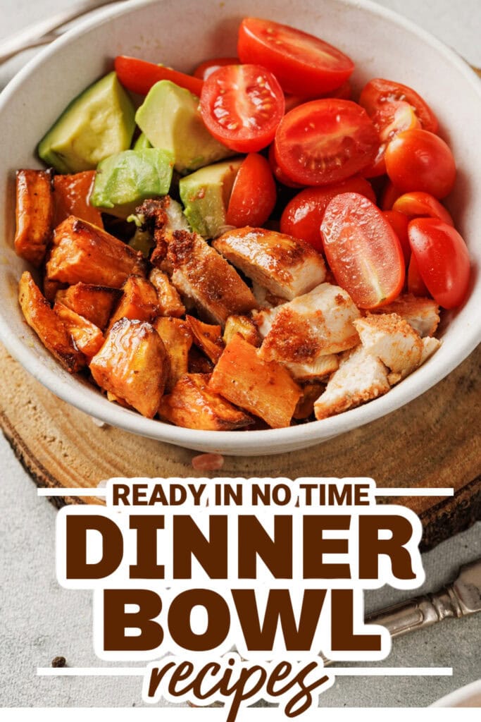 dinner bowl recipes - Blackened Chicken and Sweet Potato Bowl copy