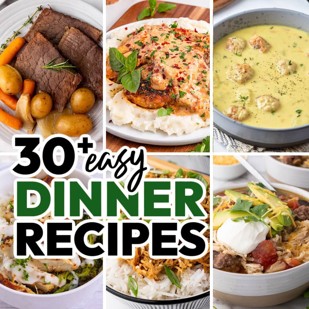easy dinner ideas featured image
