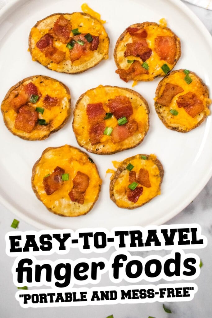 easy to travel finger food -Bacon and Cheese Potato Slices