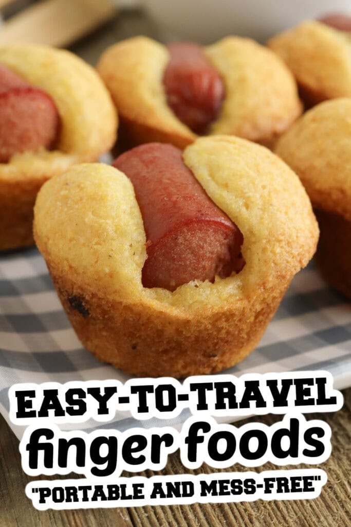 easy to travel finger food - Corndog Mini Muffins