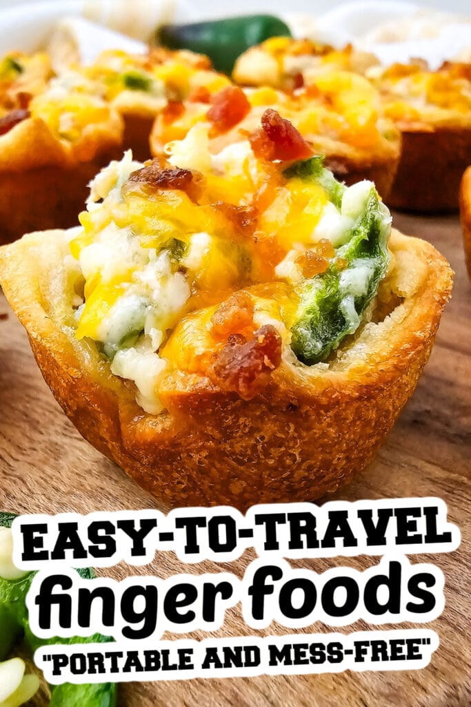 easy to travel finger food -Jalapeño and Bacon Bites