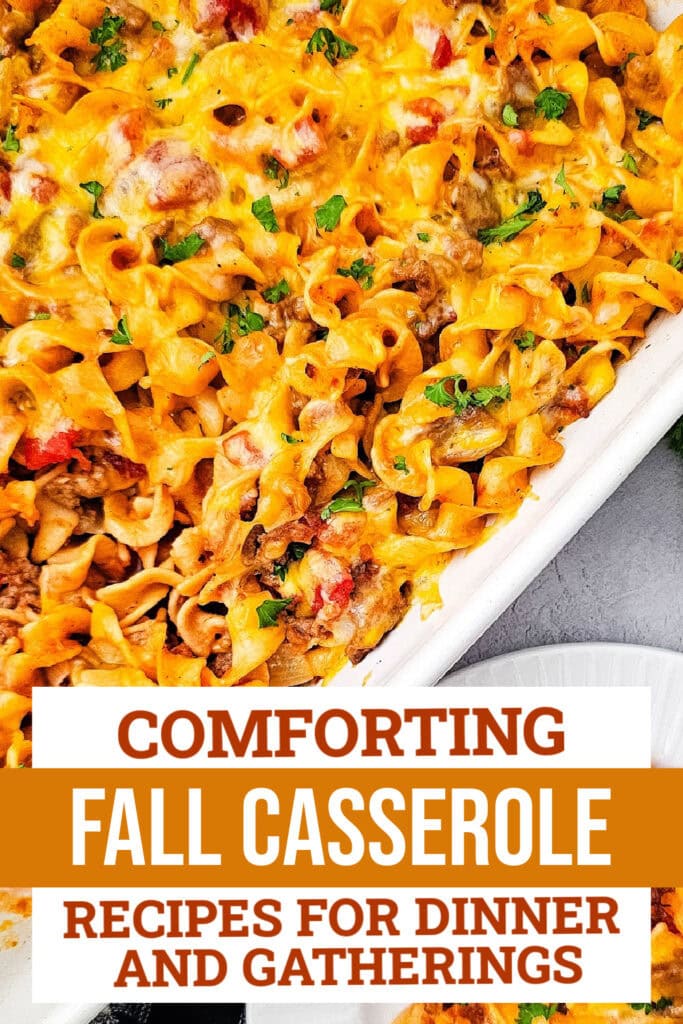 fall casserole recipes - Beef Noodle Casserole copy