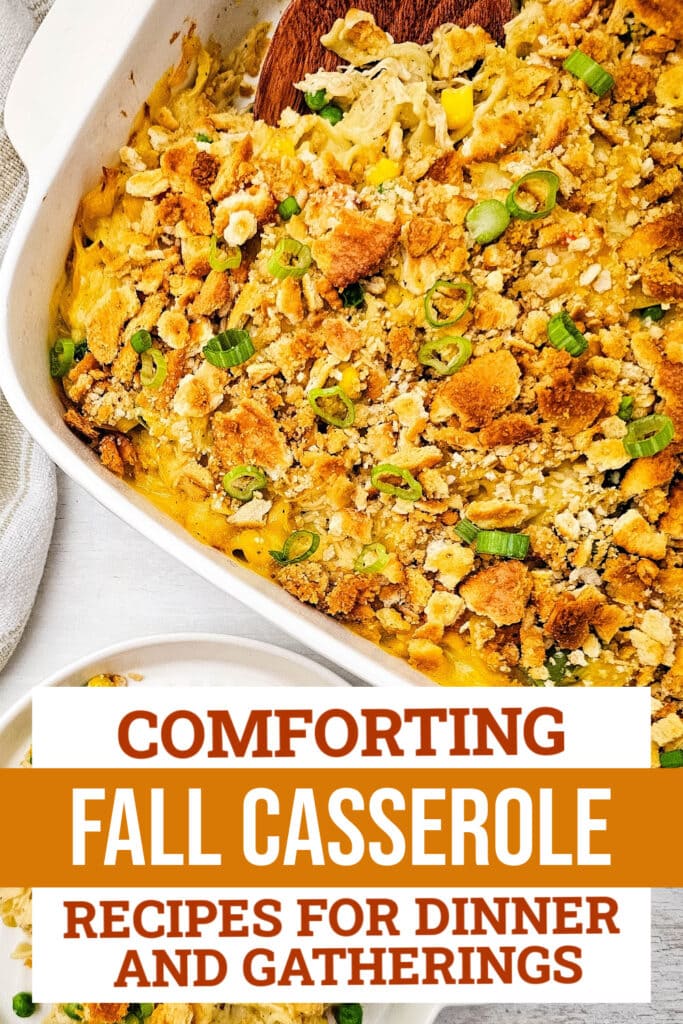 fall casserole recipes - Chicken Noodle Casserole copy
