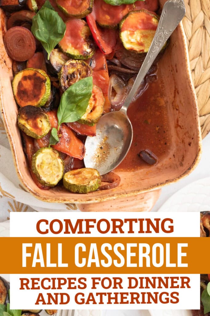 fall casserole recipes - Oven-Baked Ratatouille Casserole